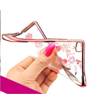 capa transparente flores huawei p10 p10 lite p10 plus