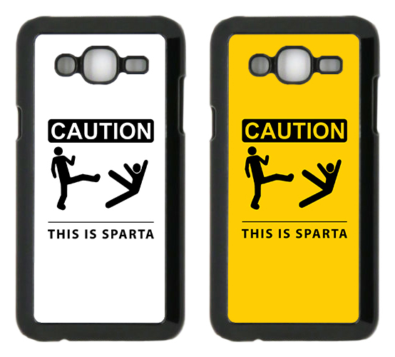 capa Caution This is Sparta samsung