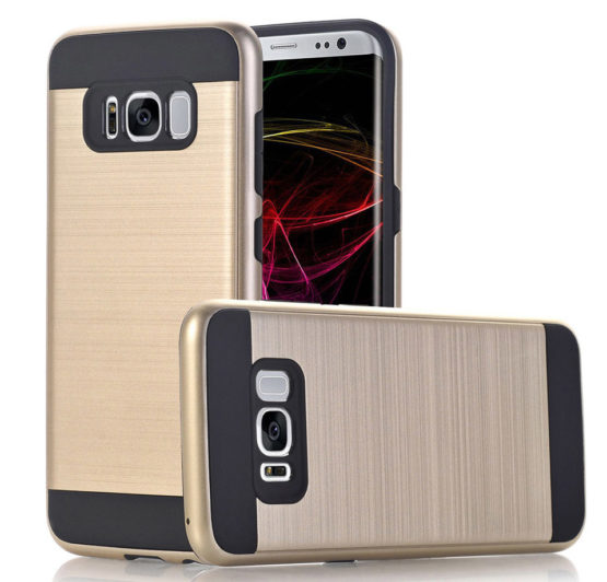 Capa híbrida TPU e Silicone Samsung S8