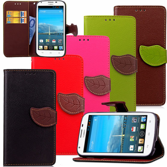 capa carteira flip folha huawei y600
