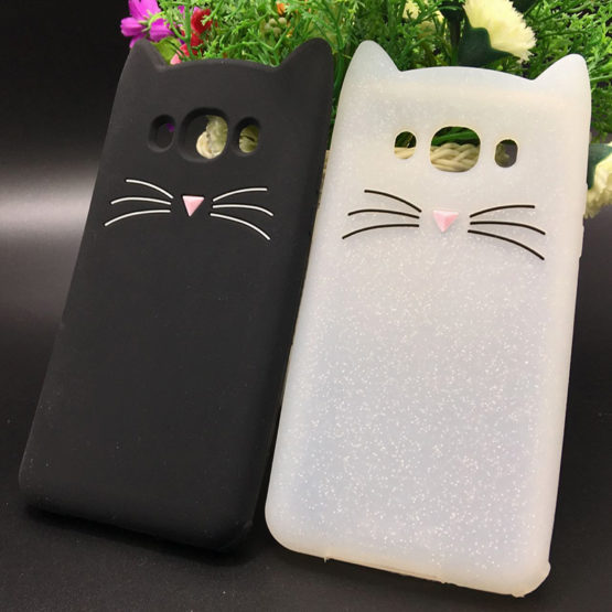 Capa gato silicone Samsung J7 / J7 2016 / J7 2017