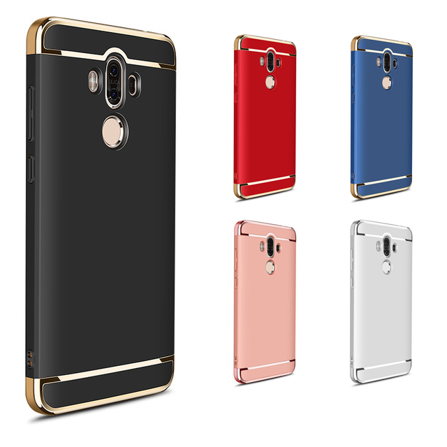 Mumbi Custodia Sottile Per Huawei Mate 10 Lite - Trasparente/Bianco, Silicone Morbido, Antiurto, Design Minimal
