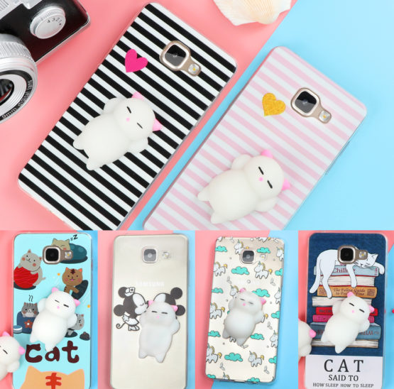 Capa silicone Gato 3D Samsung J7 / J7 2016 / J7 2017