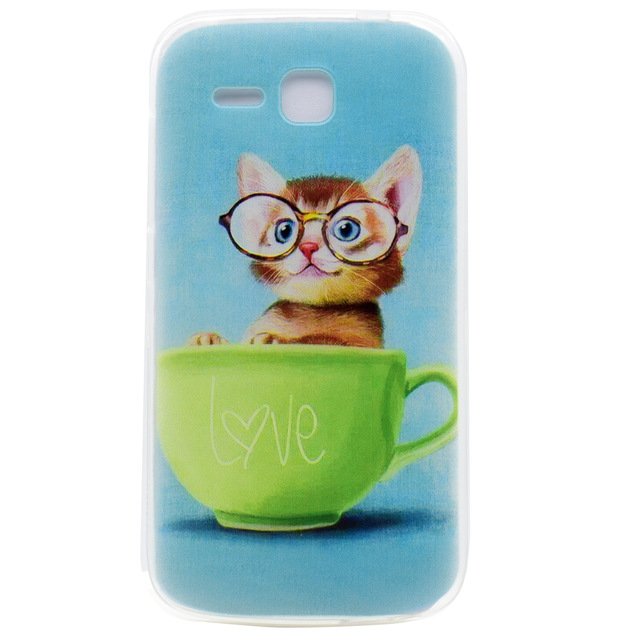 capa silicone gato huawei y600