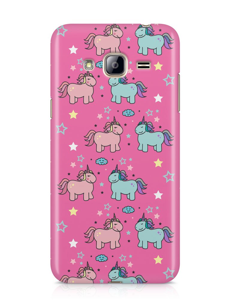 capa rosa unicornio samsung j3 2016