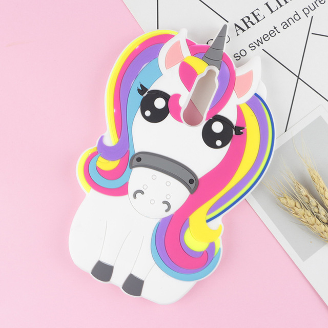 capa silicone unicornio huawei mate 10 lite