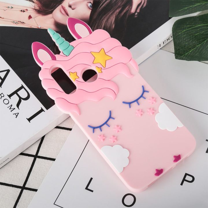 capa unicornio 3d silicone huawei p20 lite