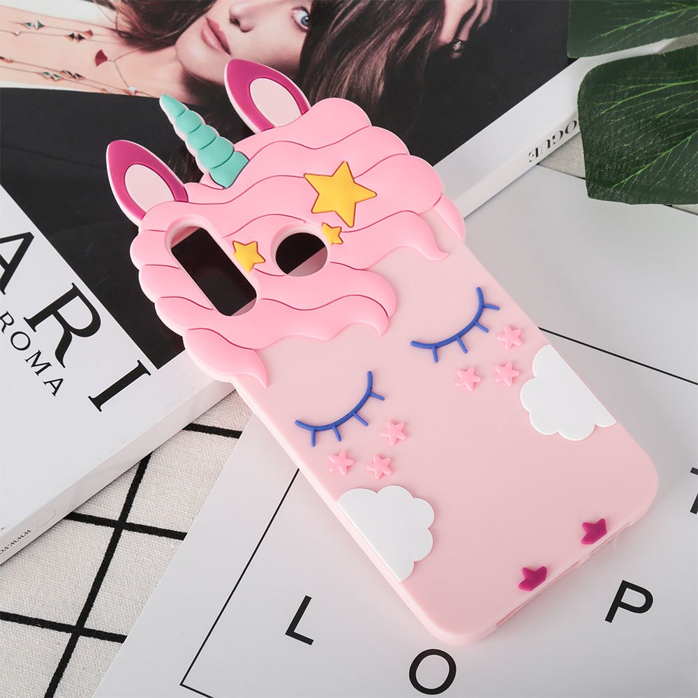 capa unicornio 3d silicone huawei p20 lite