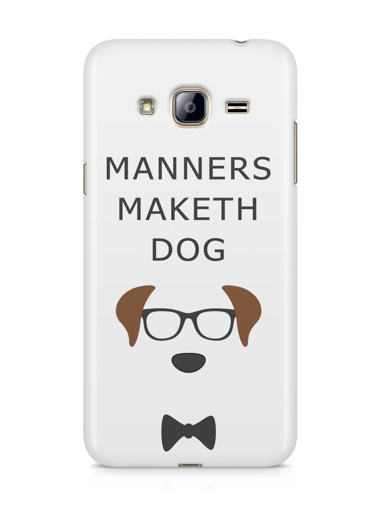 capa manners maket dog samsung j3 2016