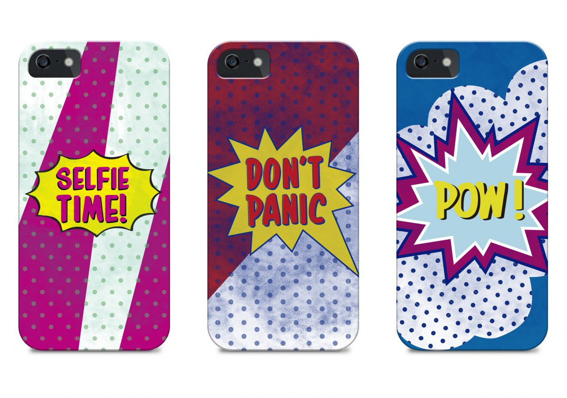 capas pop art silicone iphone