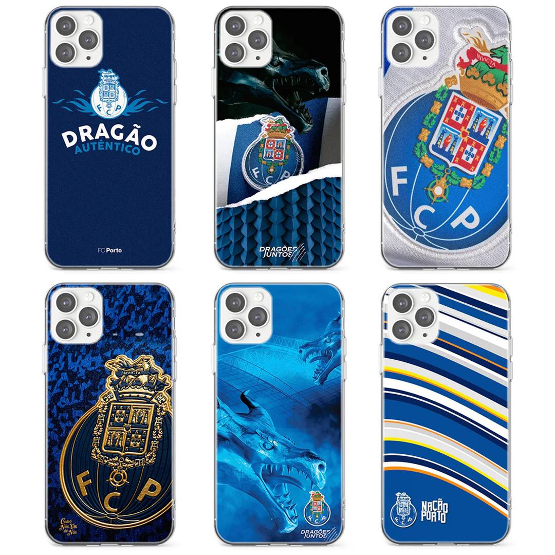 Capa para Samsung Galaxy A21 do Futebol Clube do Porto Nome Fundo