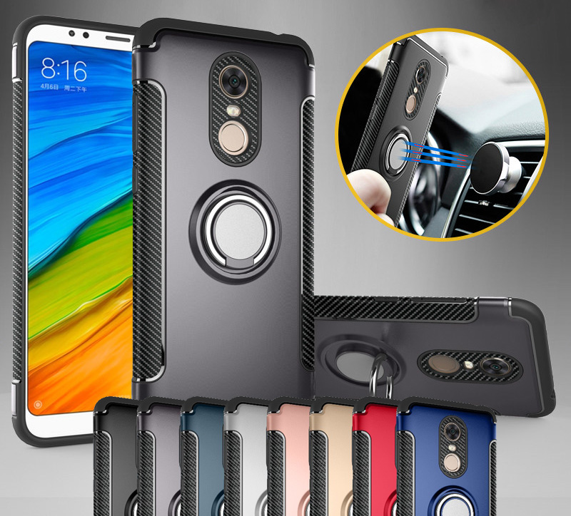 capa anel magnetico xiaomi redmi 5 plus