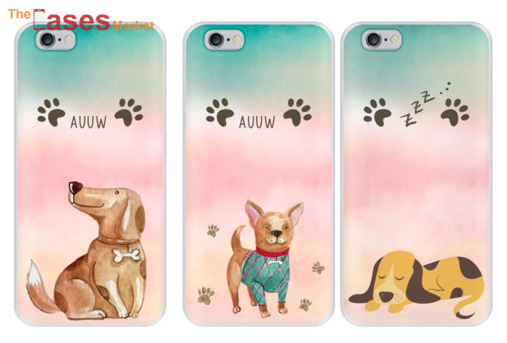 capas caes silicone iphone