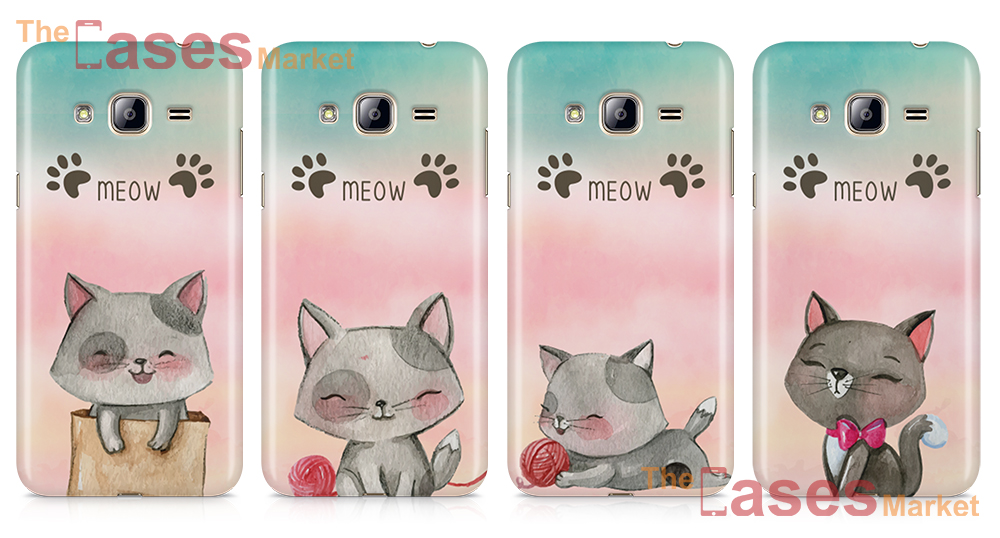 capas silicone gatos gatinhos telemoveis samsung j3 j5 j7