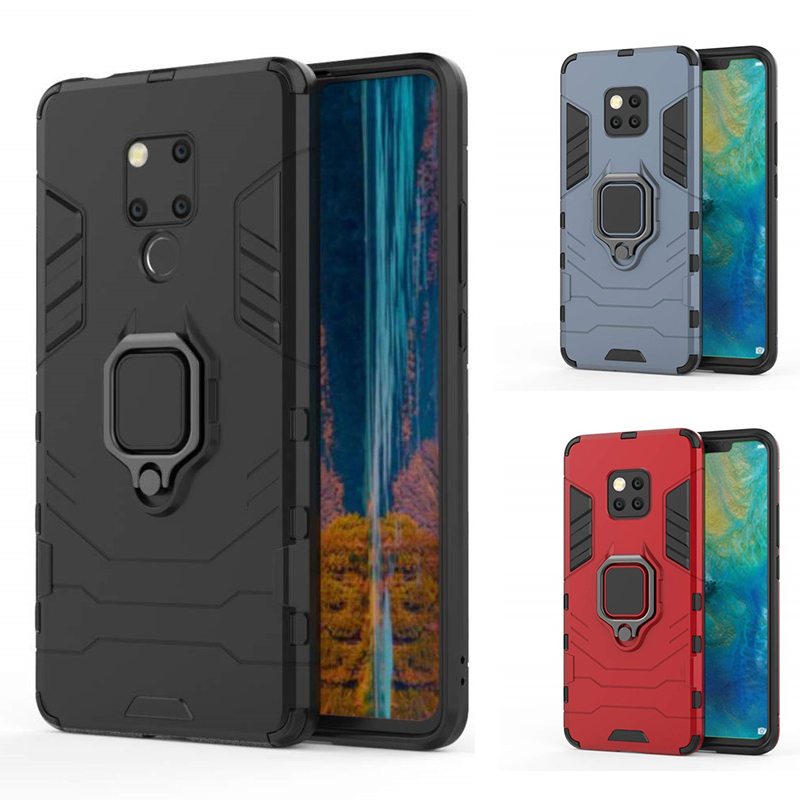 capa anti-choque anel magnetico huawei mate 20 lite pro