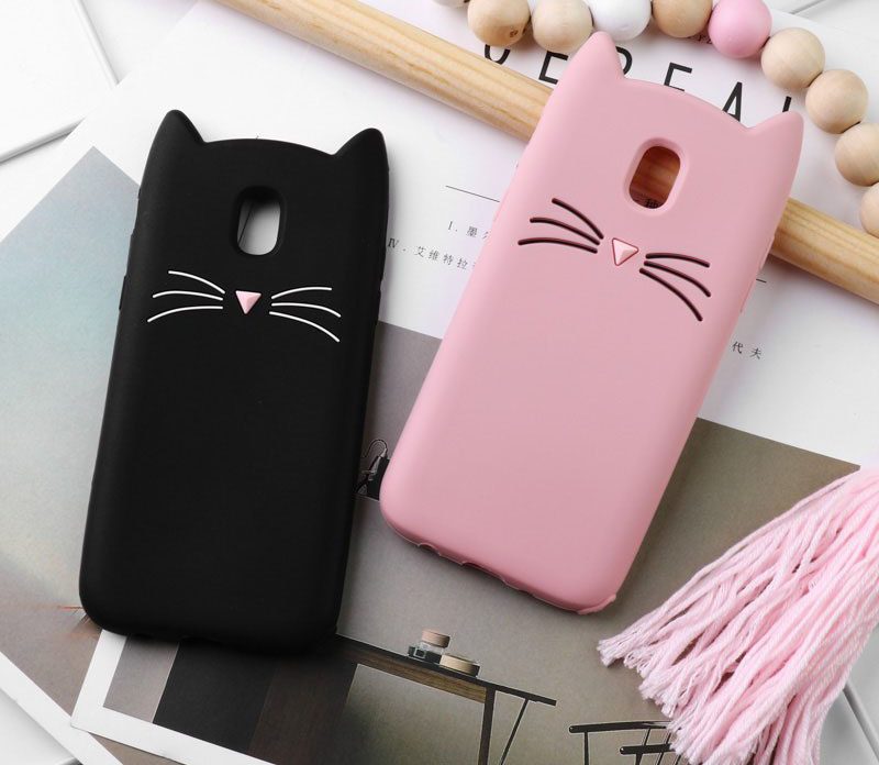 capa gato silicone samsung j6 2018