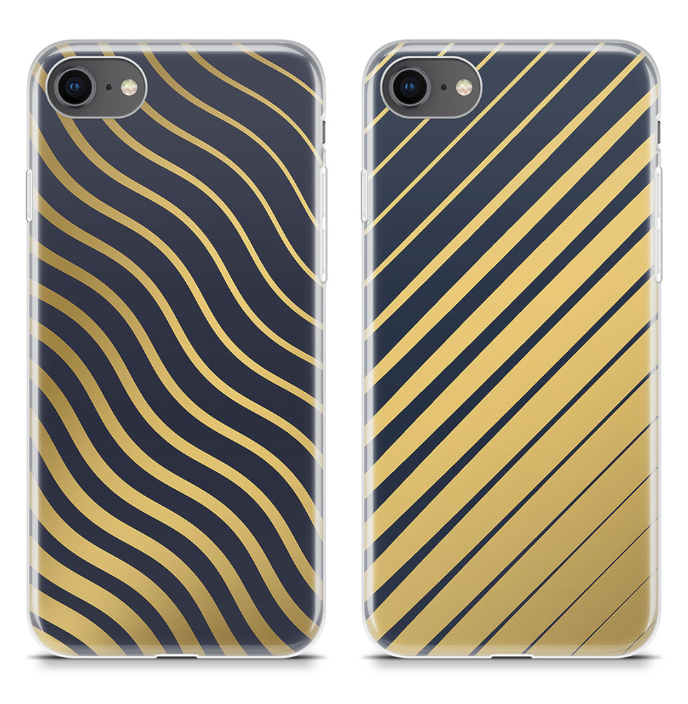 capa iphone linhas douradas abstracto