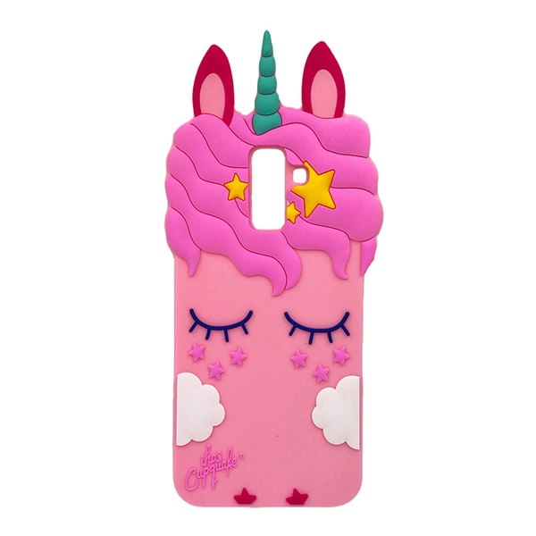 capa silicone unicornio rosa telemovel samsung j6 2018