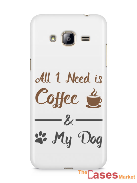 capa telemoveis samsung all i need is coffee and my dog