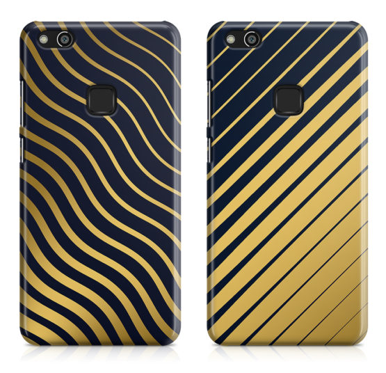 capa telemovel huawei linhas douradas abstractas