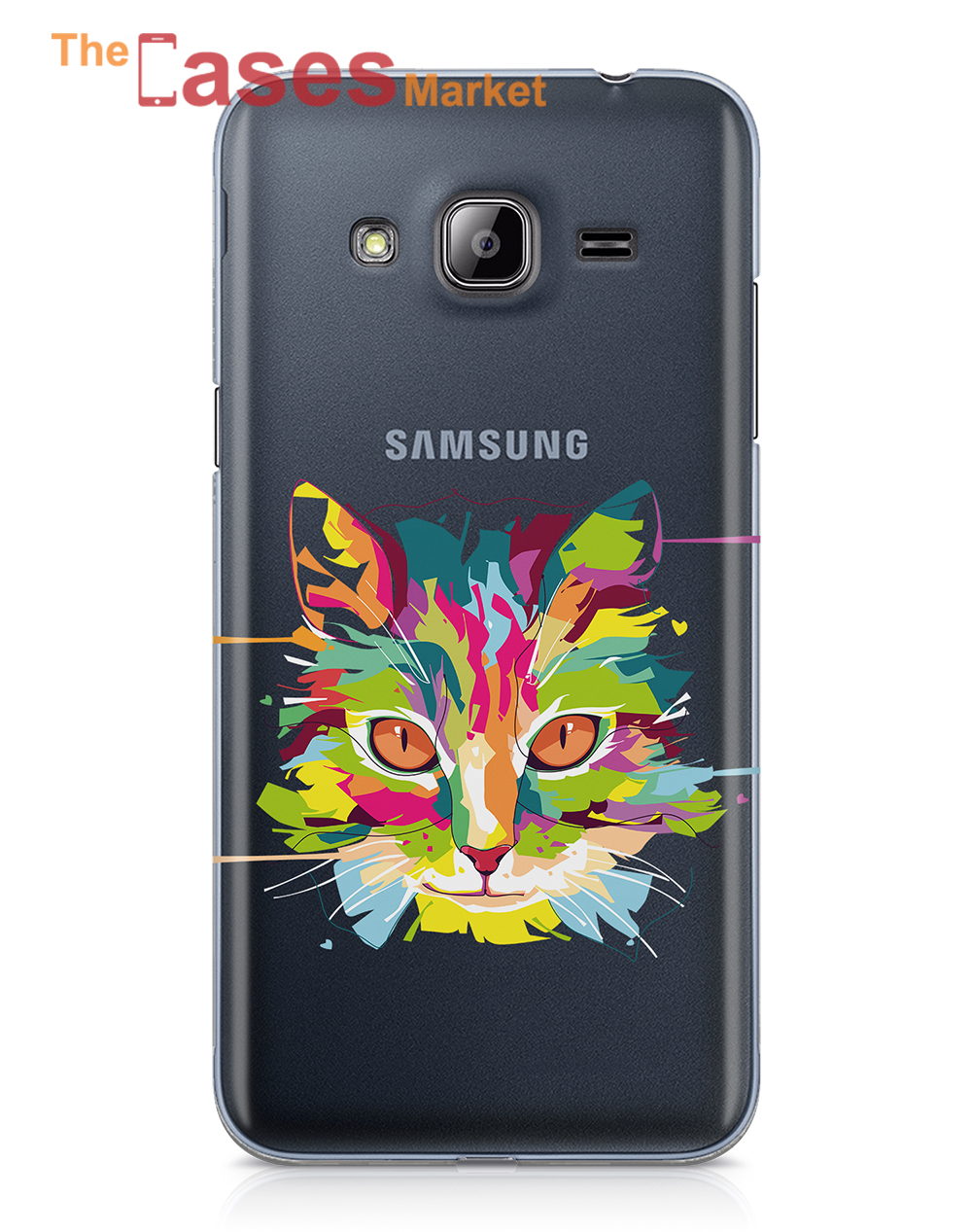 capa telemovel samsung J3 gato pop art