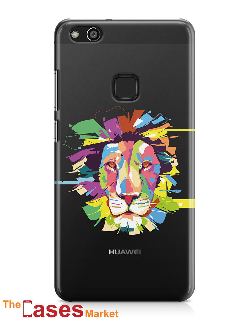 capa transparente telemovel huawei leao pop art