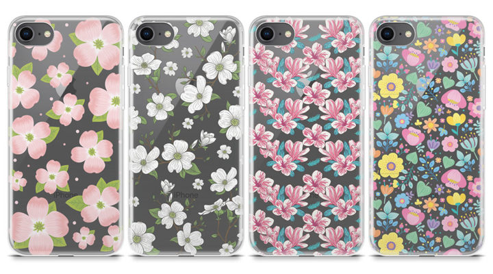 capas transparentes iphone motivos florais