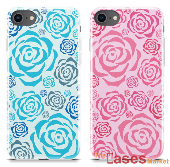capa iphone silicone rosas