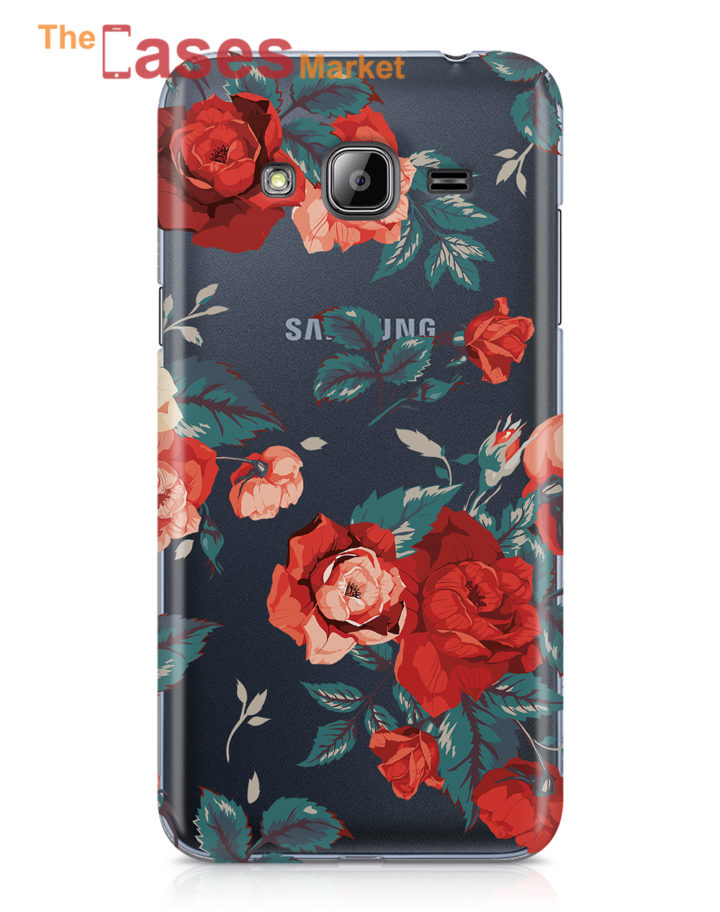 capa silicone samsung J3 flores 5