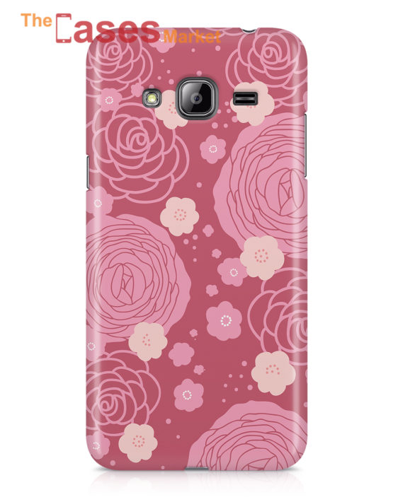 capa silicone samsung J3 flores 6