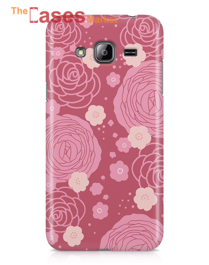 capa silicone samsung J3 flores 6