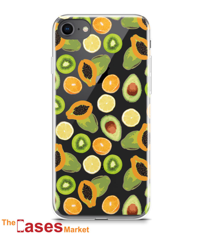 capa transparente iphone fruta 9