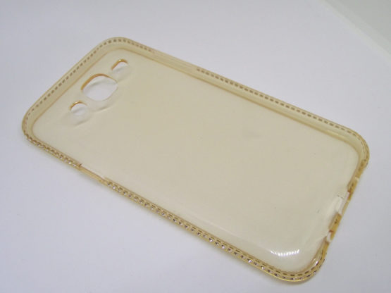 Capa silicone brilhantes nas laterais Samsung J5