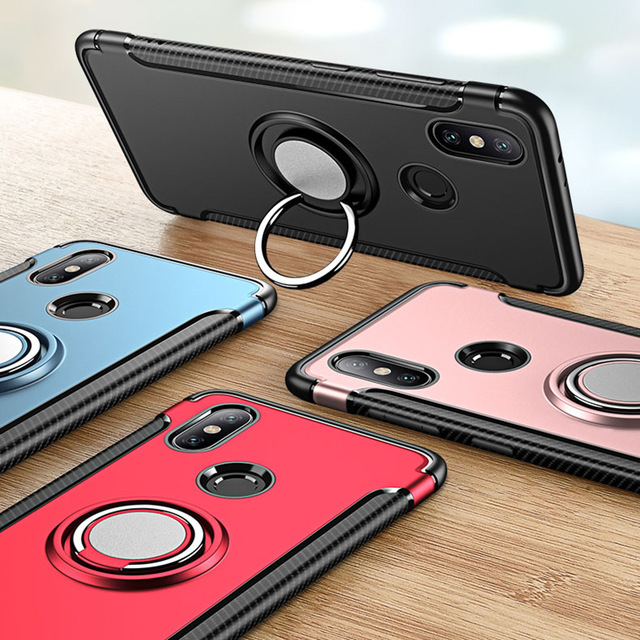 capa anti-choque anel magnetico telemovel xiaomi redmi note 7 (8)