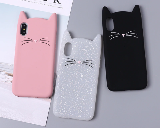capa gato silicone iphone xr