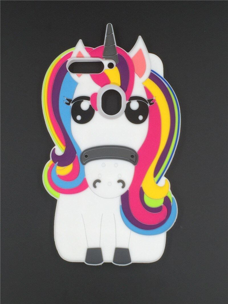 capa silicone unicornio huawei y7 2018