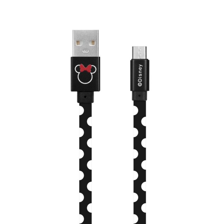 cabo micro usb disney minnie mouse