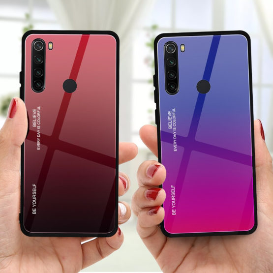 capa gradiente vidro temperado xiaomi redmi note 8 (2)