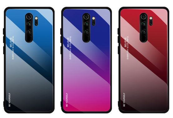 capa gradiente vidro xiaomi redmi note 8 pro