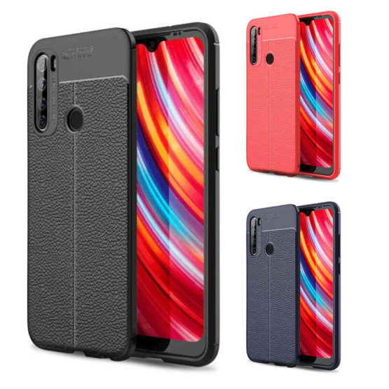 capa silicone imitar pele xiaomi redmi note 8