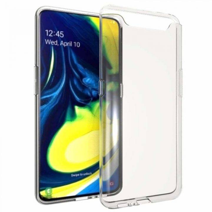 capa transparente silicone samsung A80