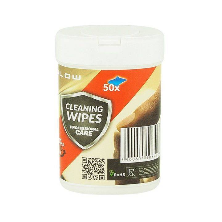50 toalhetes limpeza anti bacterianos
