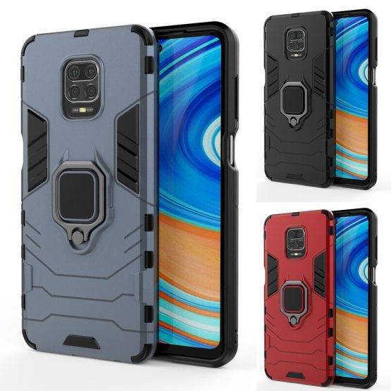 capa anti-choque anel magnetico xiaomi redmi note 9