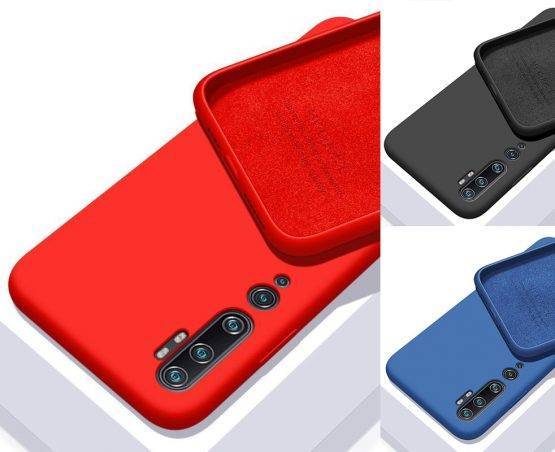 capas silicone xiaomi mi note 10