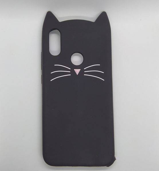 capa gato silicone xiaomi redmi note 7