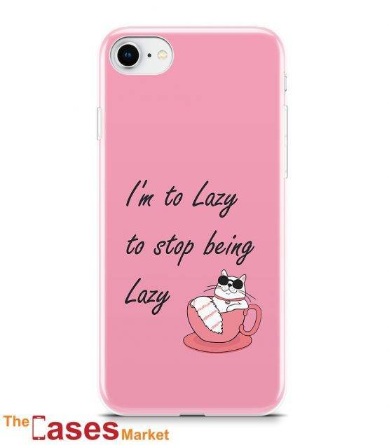 capa telemovel i am to lazy to stop being lazy