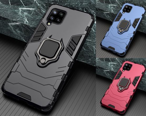 capa anti-choque anel magnetico samsung a12