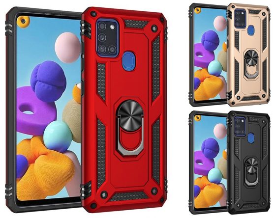 capa anti-choque anel magnetico samsung a31