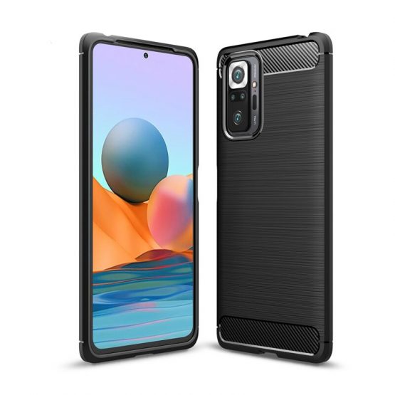 capa silicone carbon xiaomi redmi note 10 pro