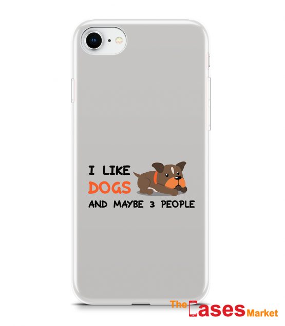 capa telemovel I like dogs and maybe 3 people